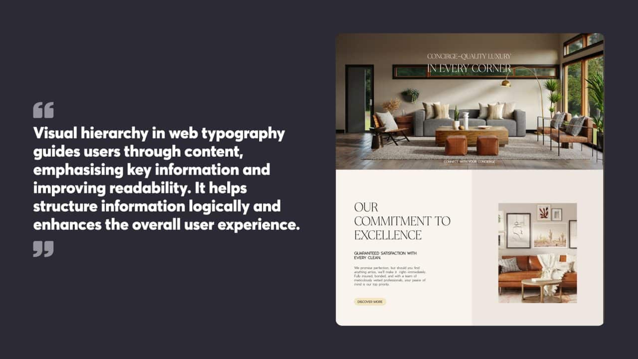 web typography essentials visual hierarchy