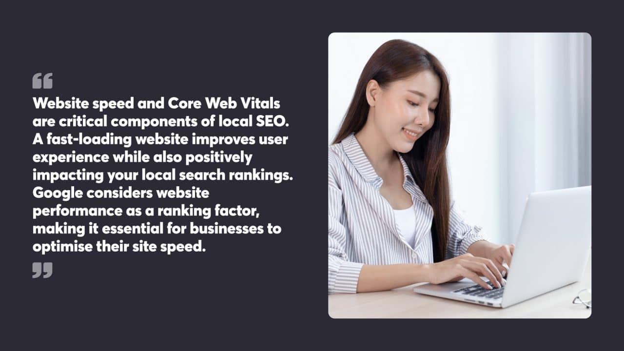 local seo optimisation core web vitals