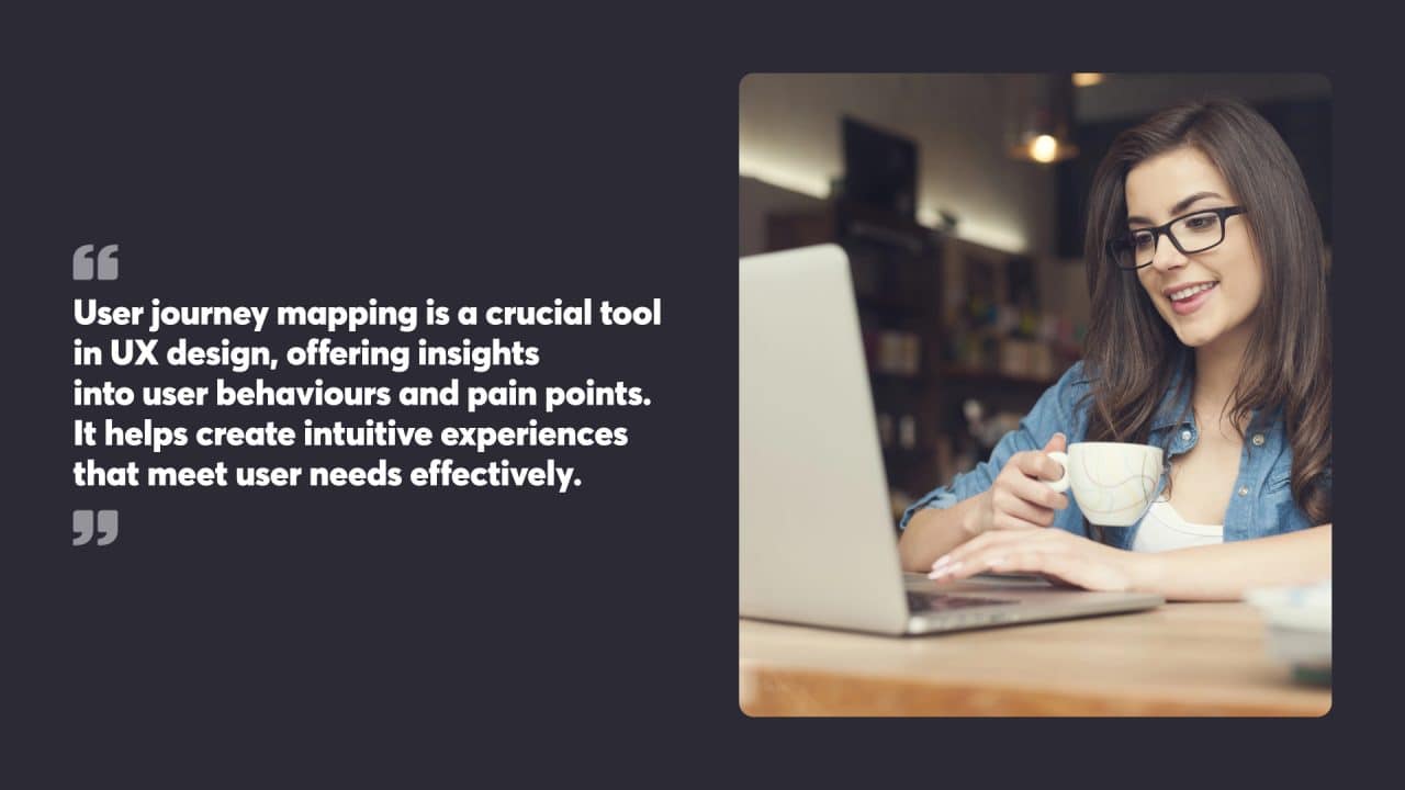 User journey mapping is a crucial tool in UX design, offering insights into user behaviours and pain points. It helps create intuitive experiences that meet user needs effectively.