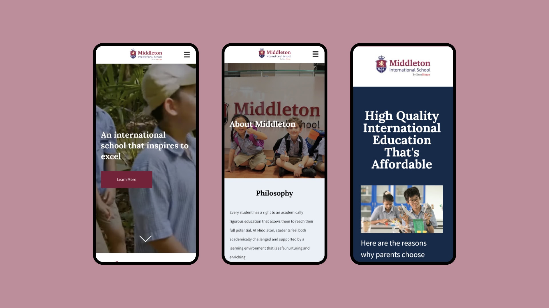 middleton international school mobile